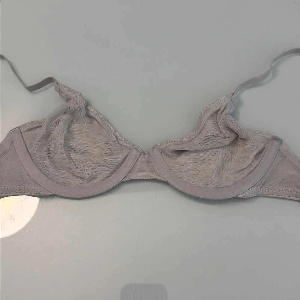 NWT SKIMS Cotton Jersey Unlined Demi Bra - Picture 5 of 5